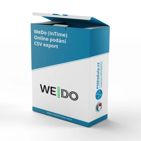 WeDo - Online podání - CSV export