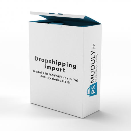 Import dropshipping modul XML/CSV/API - vše na míru dle požadavků!