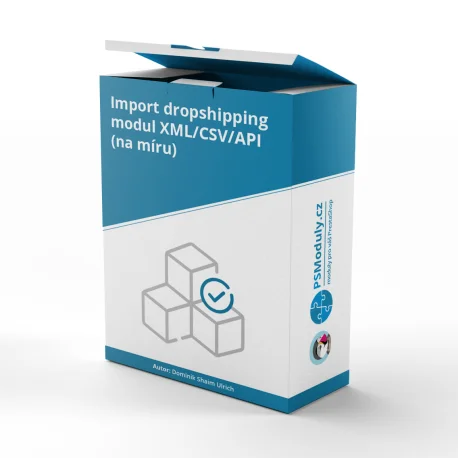 Import dropshipping modul XML/CSV/API - vše na míru dle požadavků!