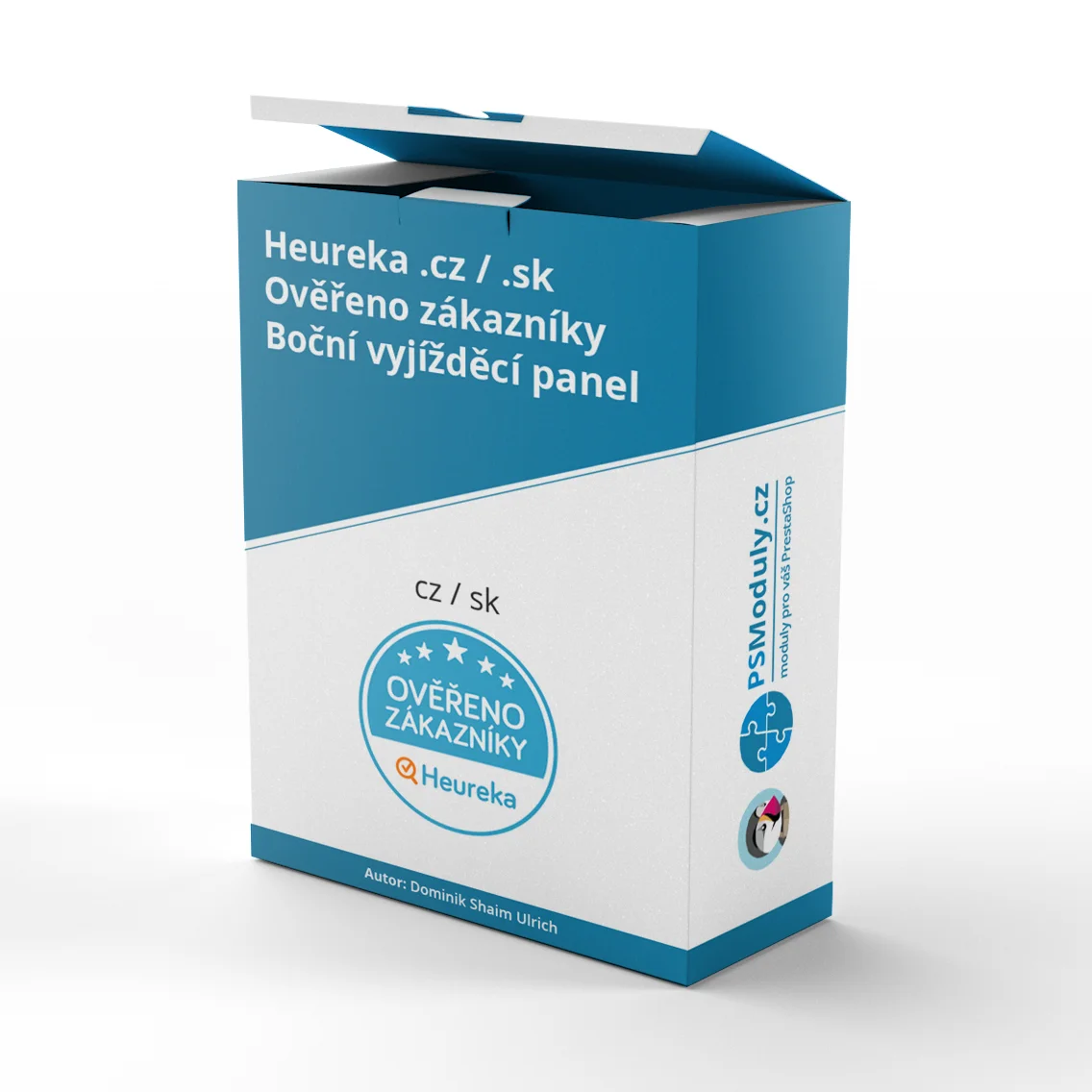 Heureka .cz / .sk - ověřeno zákazníky - boční vyjížděcí panel