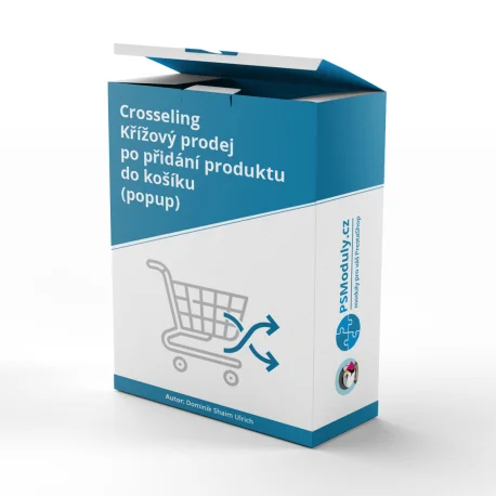 Crosseling (Křížový prodej) po přidání produktu do košíku (popup)