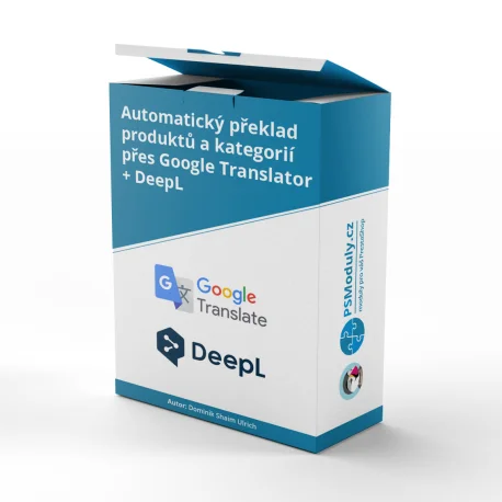 Automatický překlad produktů a kategorií přes Google Translator + DeepL