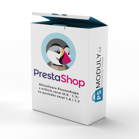 Aktualizace PrestaShopu z nižších verzí na poslední verzi 1.6 / 1.7