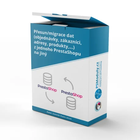 Přesun/migrace dat (objednávky, zákazníky, adresy, produkty, ...) z jednoho PrestaShopu na jiný