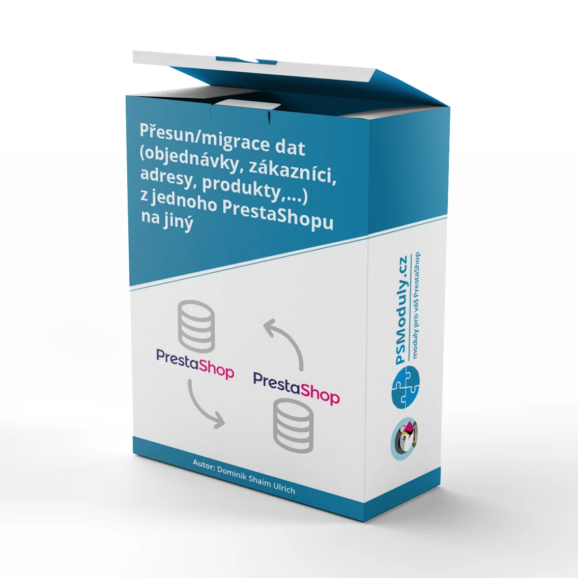 Přesun/migrace dat (objednávky, zákazníky, adresy, produkty, ...) z jednoho PrestaShopu na jiný