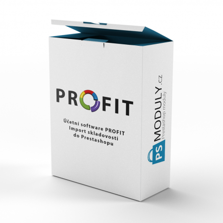 Účetní software PROFIT - Import skladovosti/cen do PrestaShopu