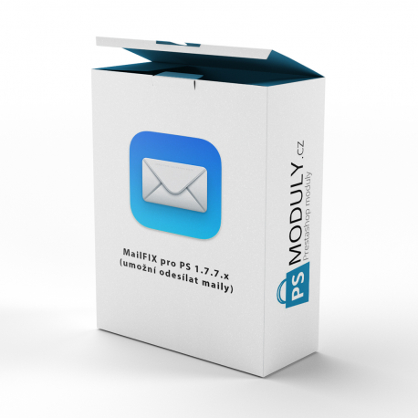 MailFIX pro PS 1.7.7.0+ (umožní odesílat maily)