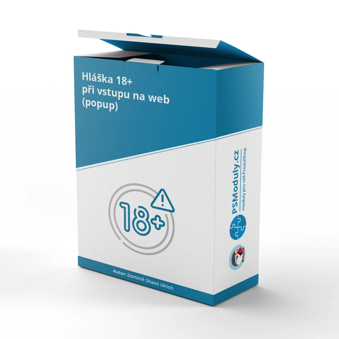 Hláška 18+ při vstupu na web (popup)