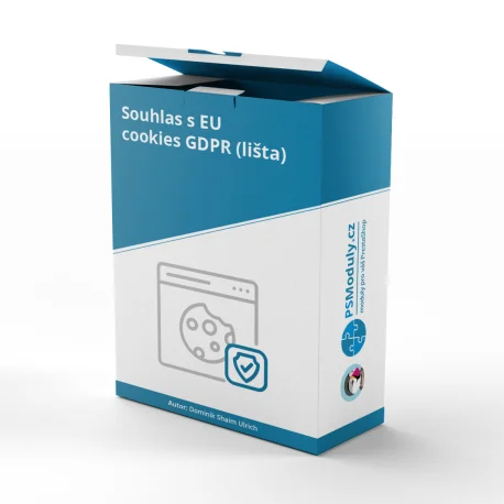 Souhlas s EU cookies GDPR (lišta)
