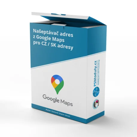 Našeptávač adres z Google Maps pro CZ / SK adresy