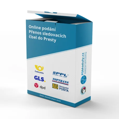 Česká pošta + DPD + GLS + PPL a další - Online podání - CSV přenos sledovacích čísel do Presty