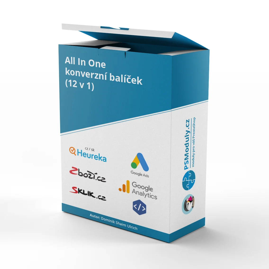 All In One konverzní balíček (12 v 1) - 1x Meta Pixel + 1x GA4 + 3x Google Ads + 4x Heureka + 2x Sklik.cz + 1x Zbozi.cz